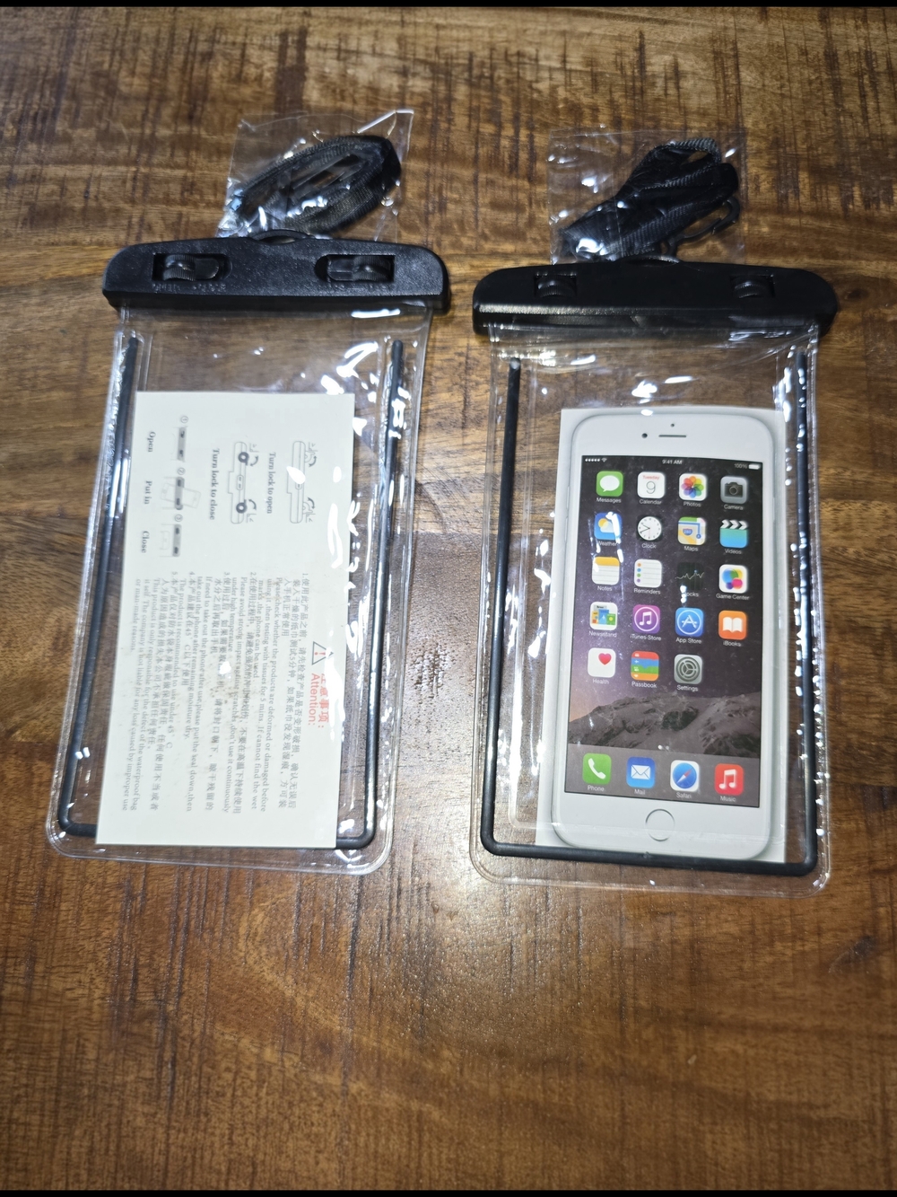 4 Waterproof Universal Phone Pouch - Black